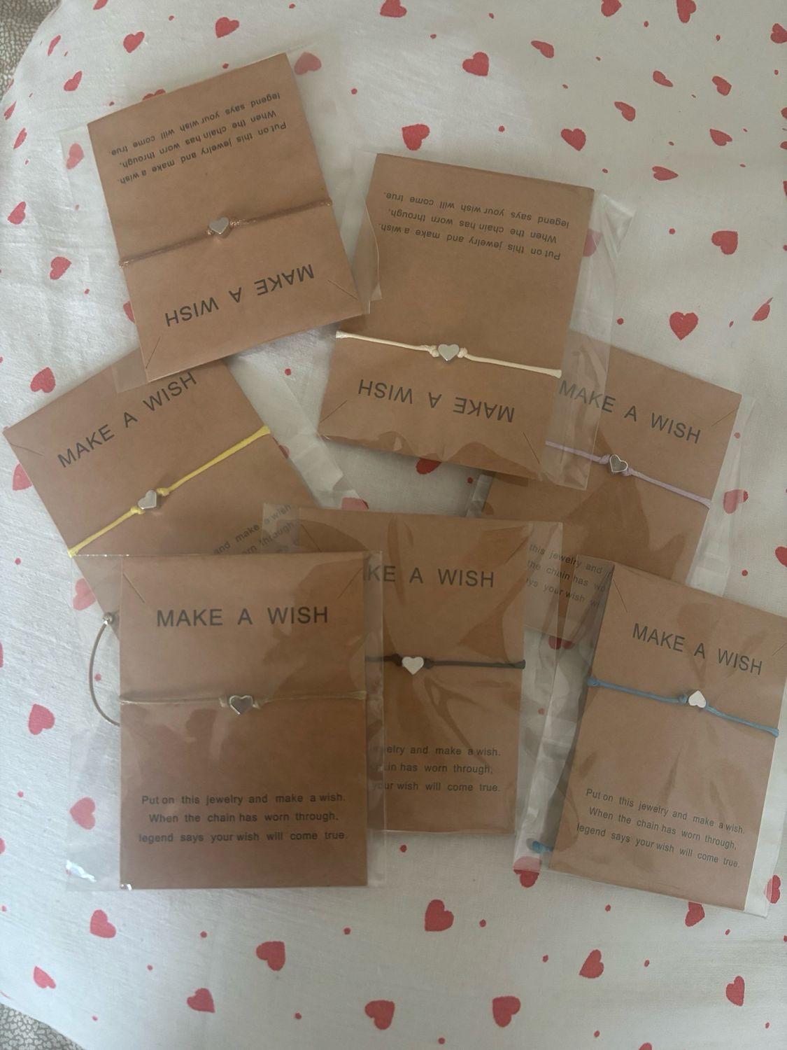 Bracciali cuoricino wish