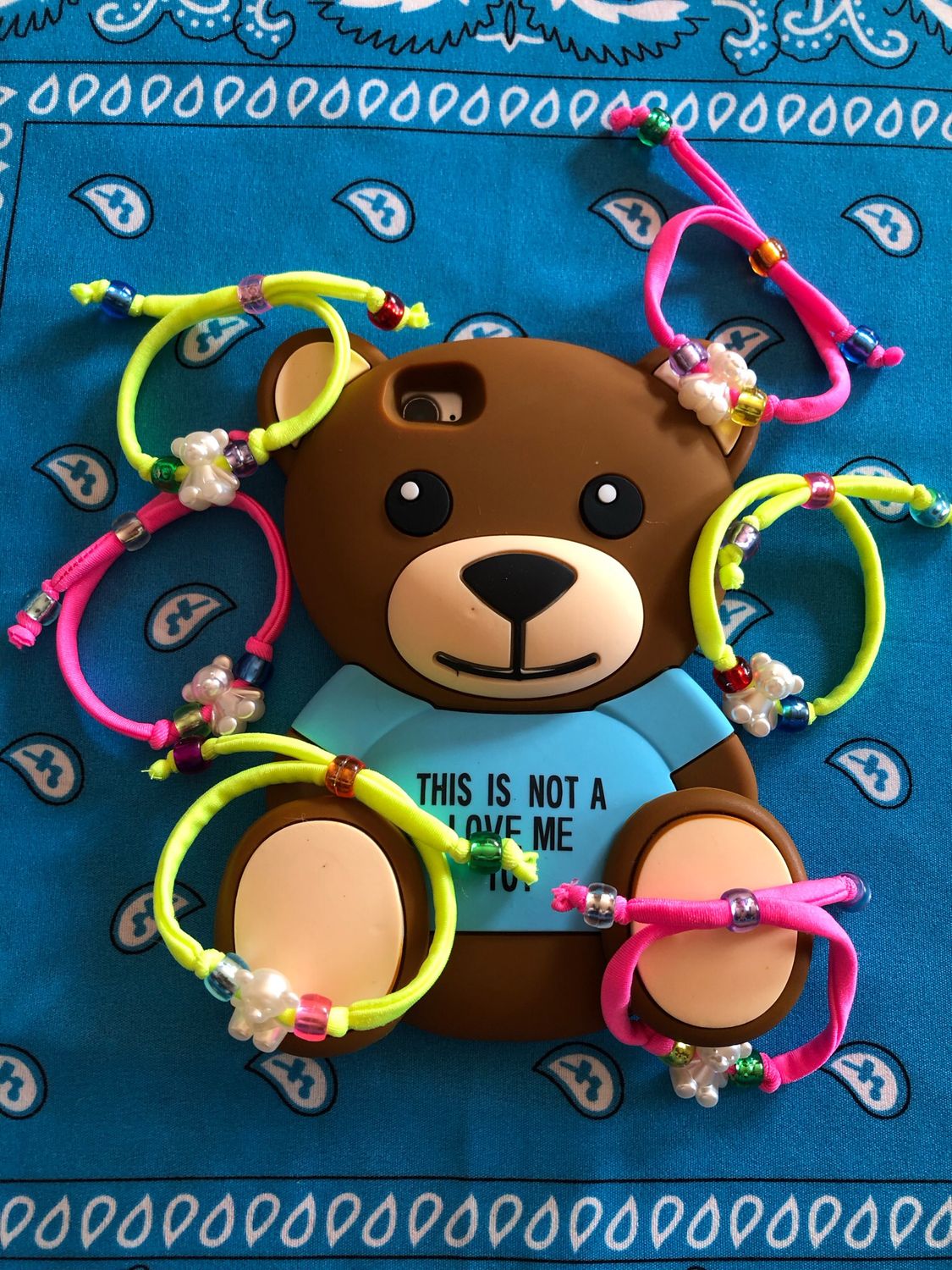 Braccialetto Fluo Summer Teddy 🧸⛱️☀️