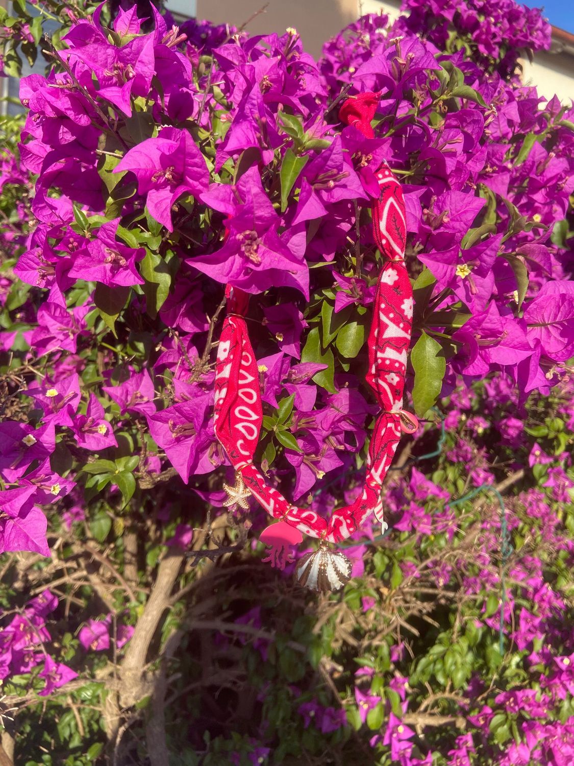 Collana bandana Fucsia