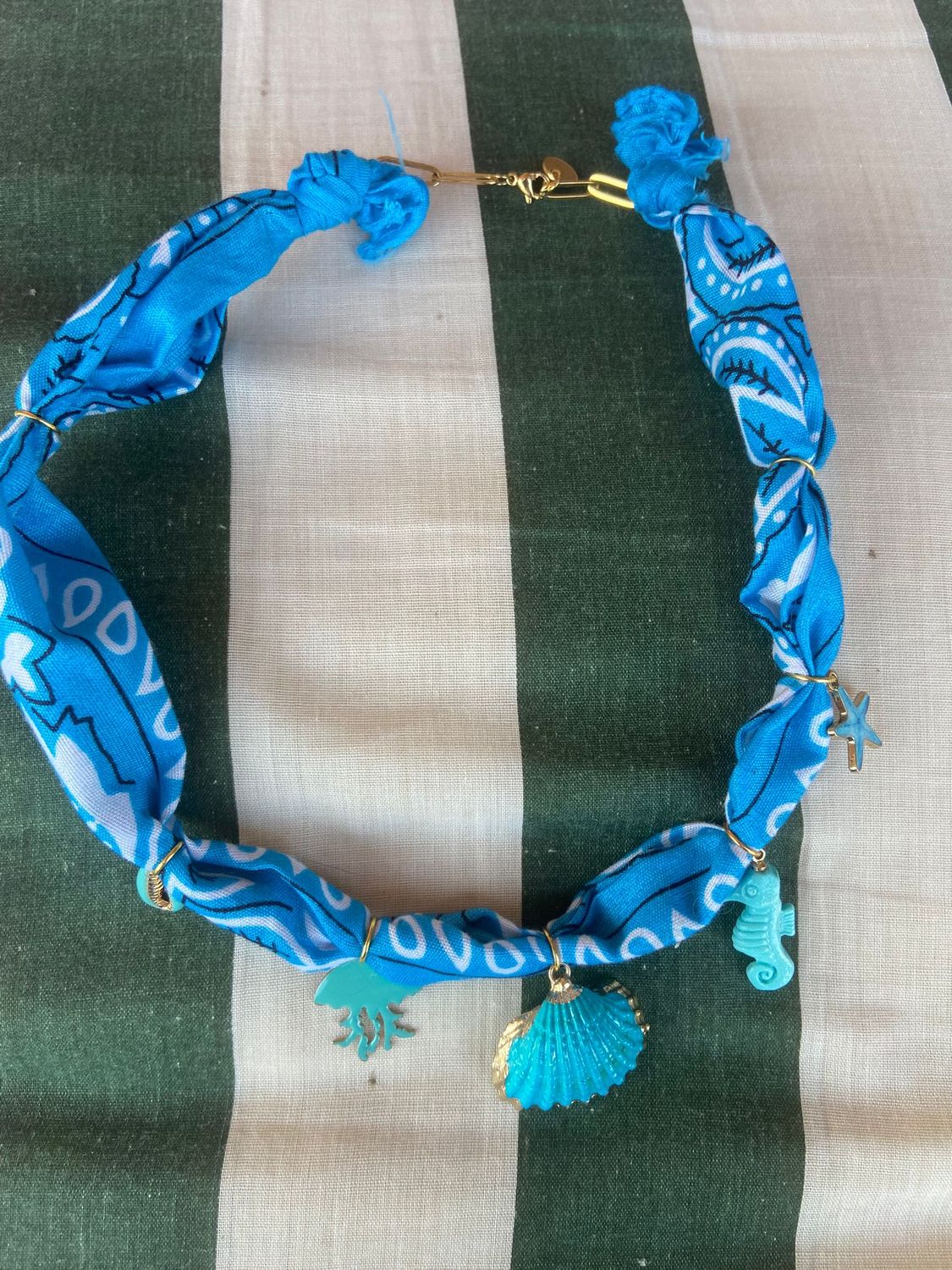Collana Bandana Turchese