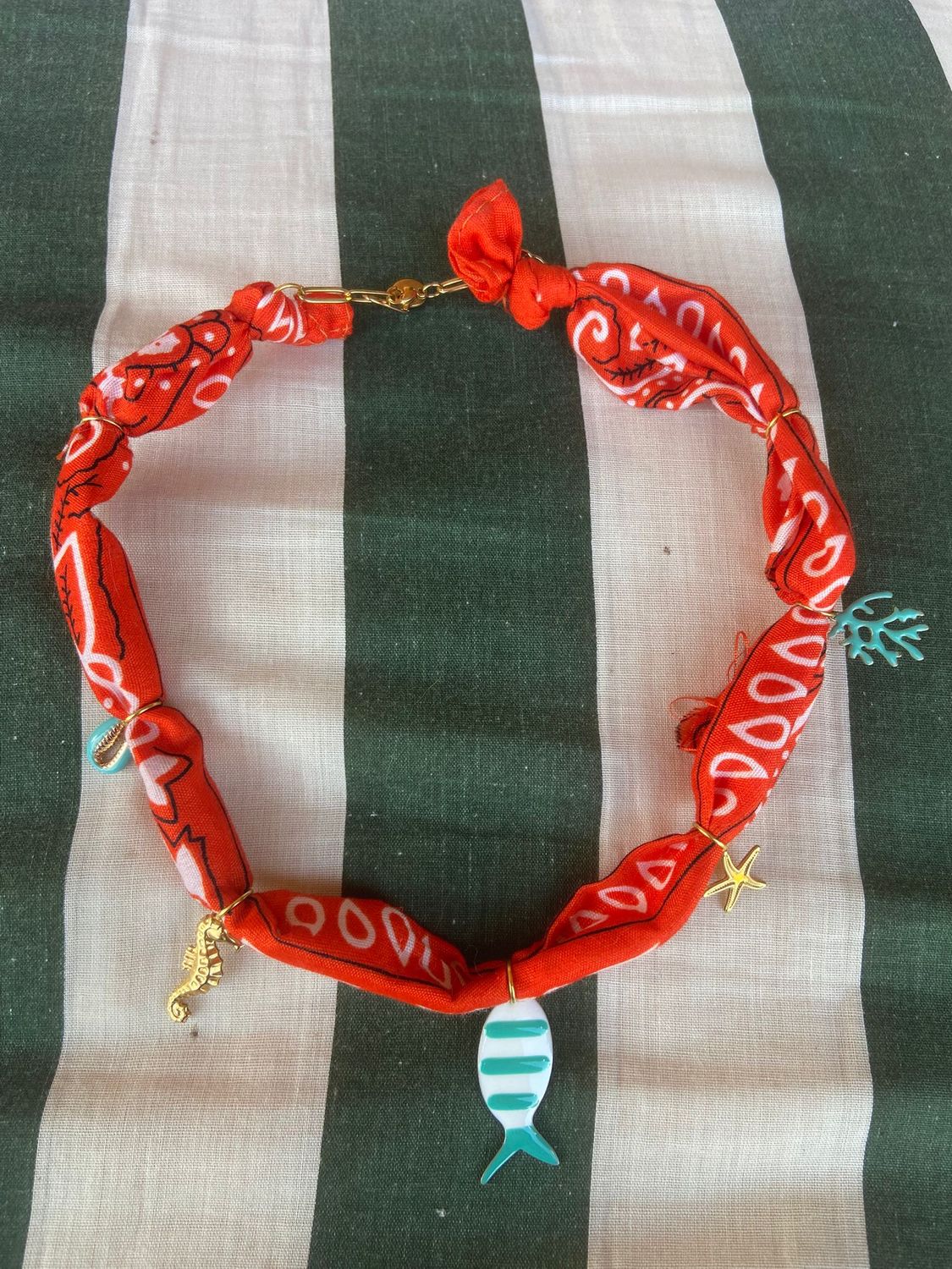 Collana Bandana Arancione
