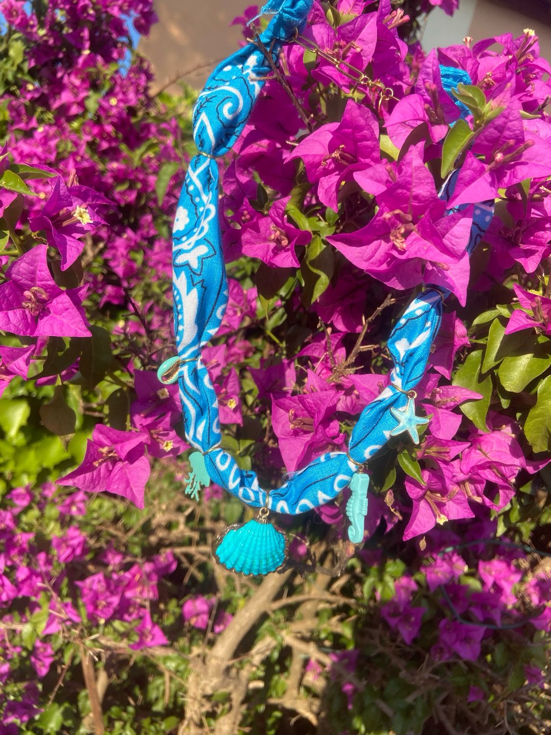 Collana Bandana Turchese