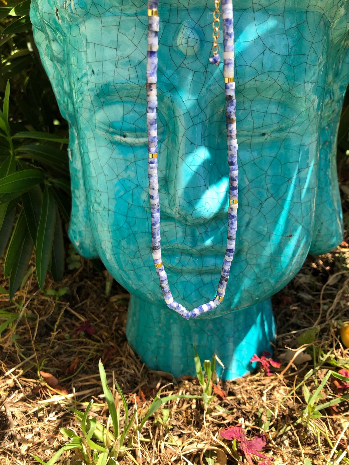 Collana girocollo Sodalite