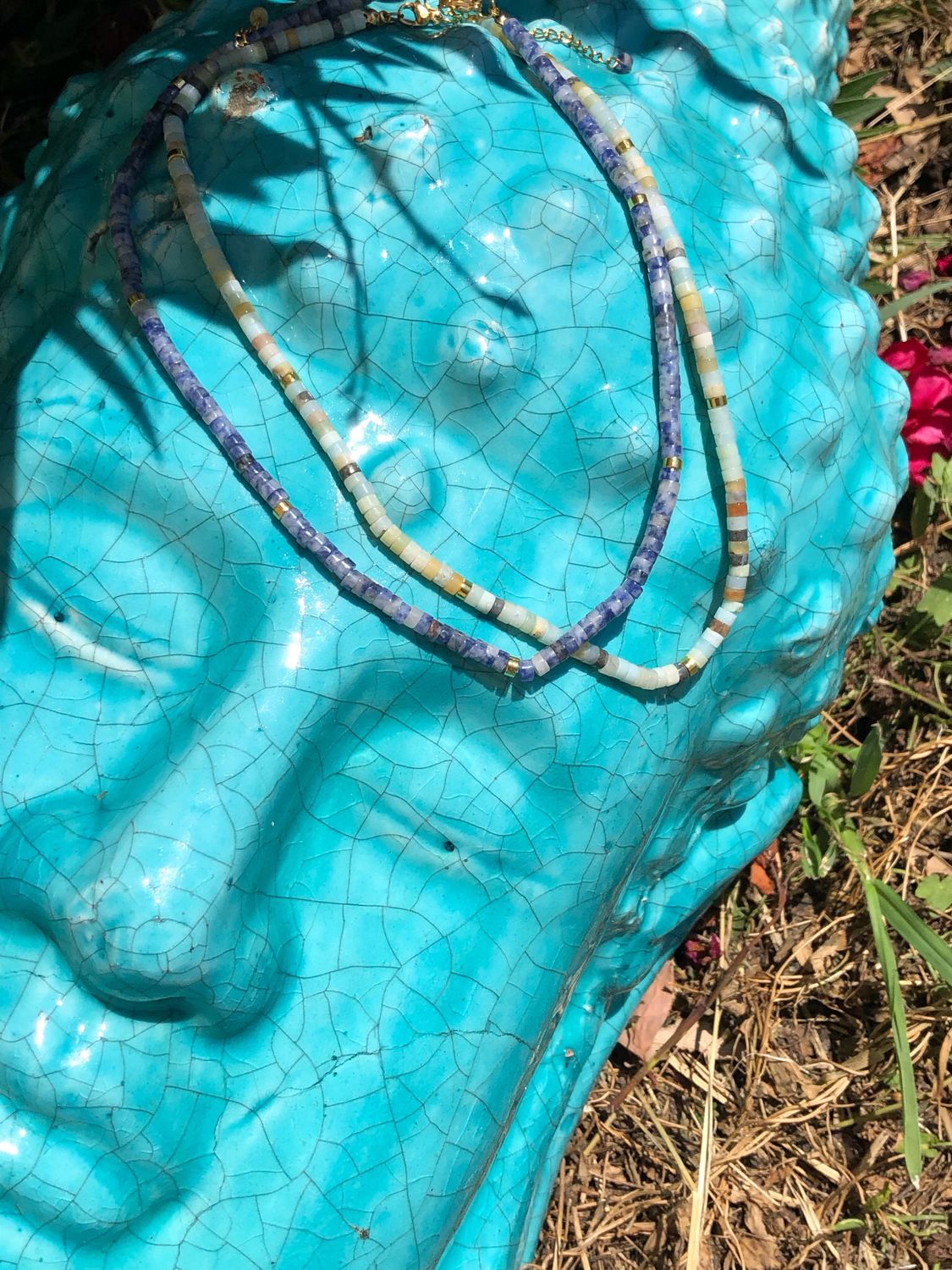 Collana girocollo Avventurina