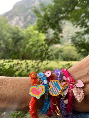 Braccialetto/Cavigliera Bandana Heart