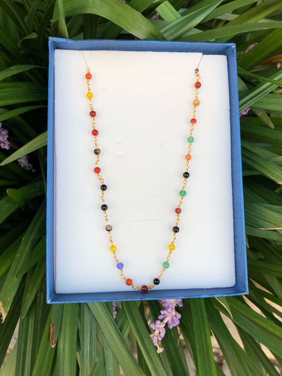 Collana Agata mix colore