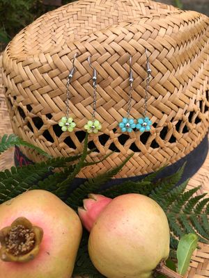 Orecchini pendenti fiorellino 💮