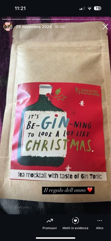 Tea begging xmas pre