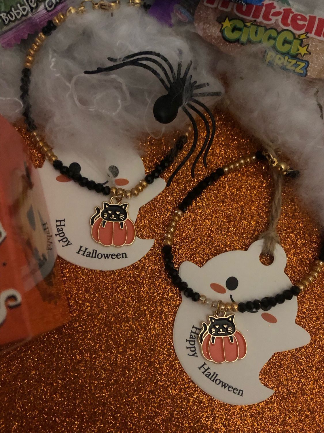bracciale gatto zucca