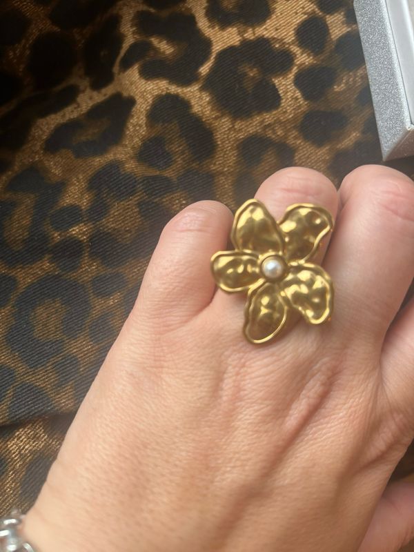 Anello Flower gold