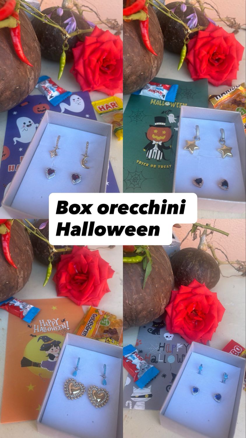 Box orecchini Halloween