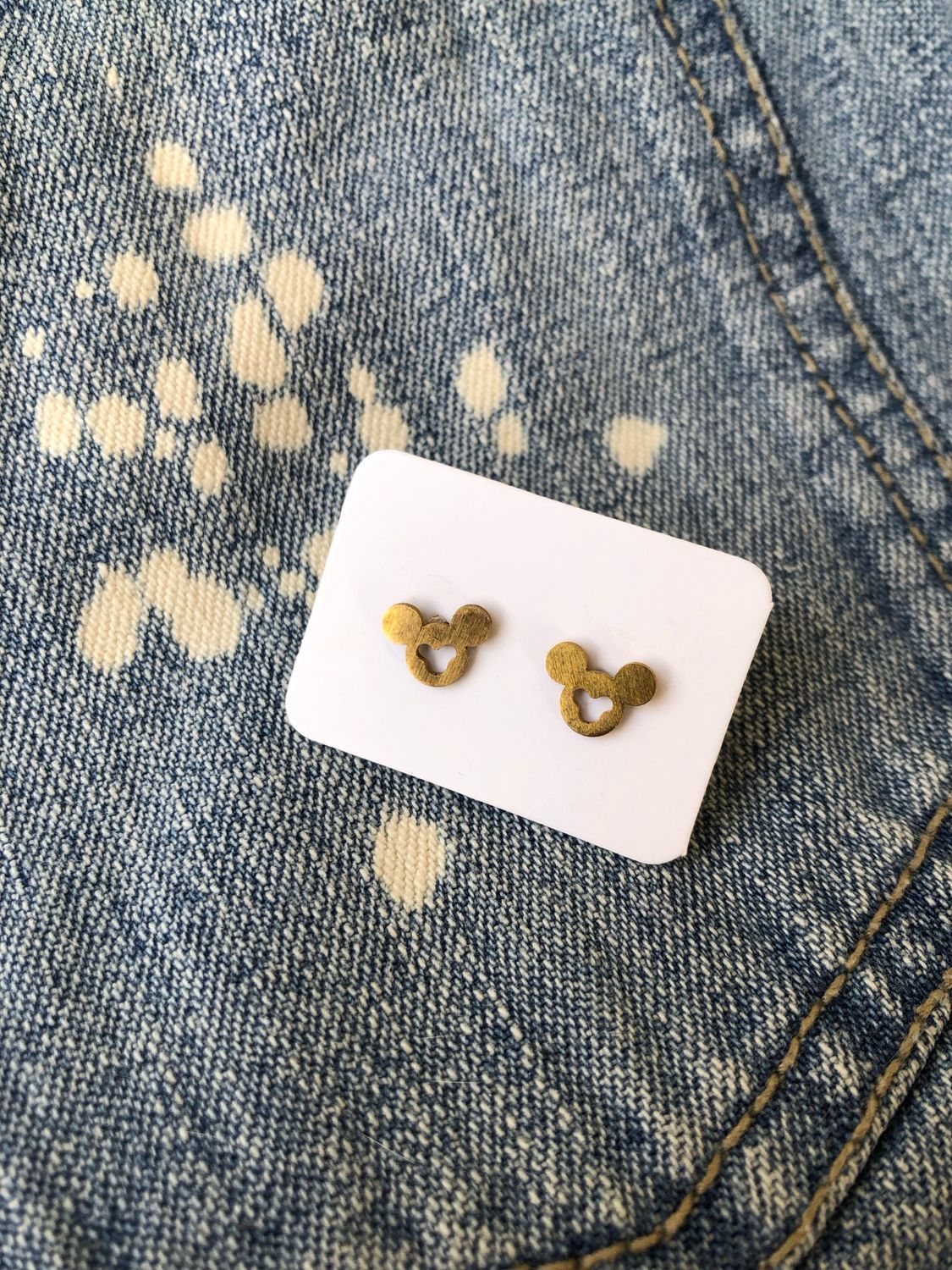 Orecchini Topolino gold