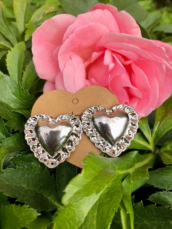 Orecchini Cuore Silver