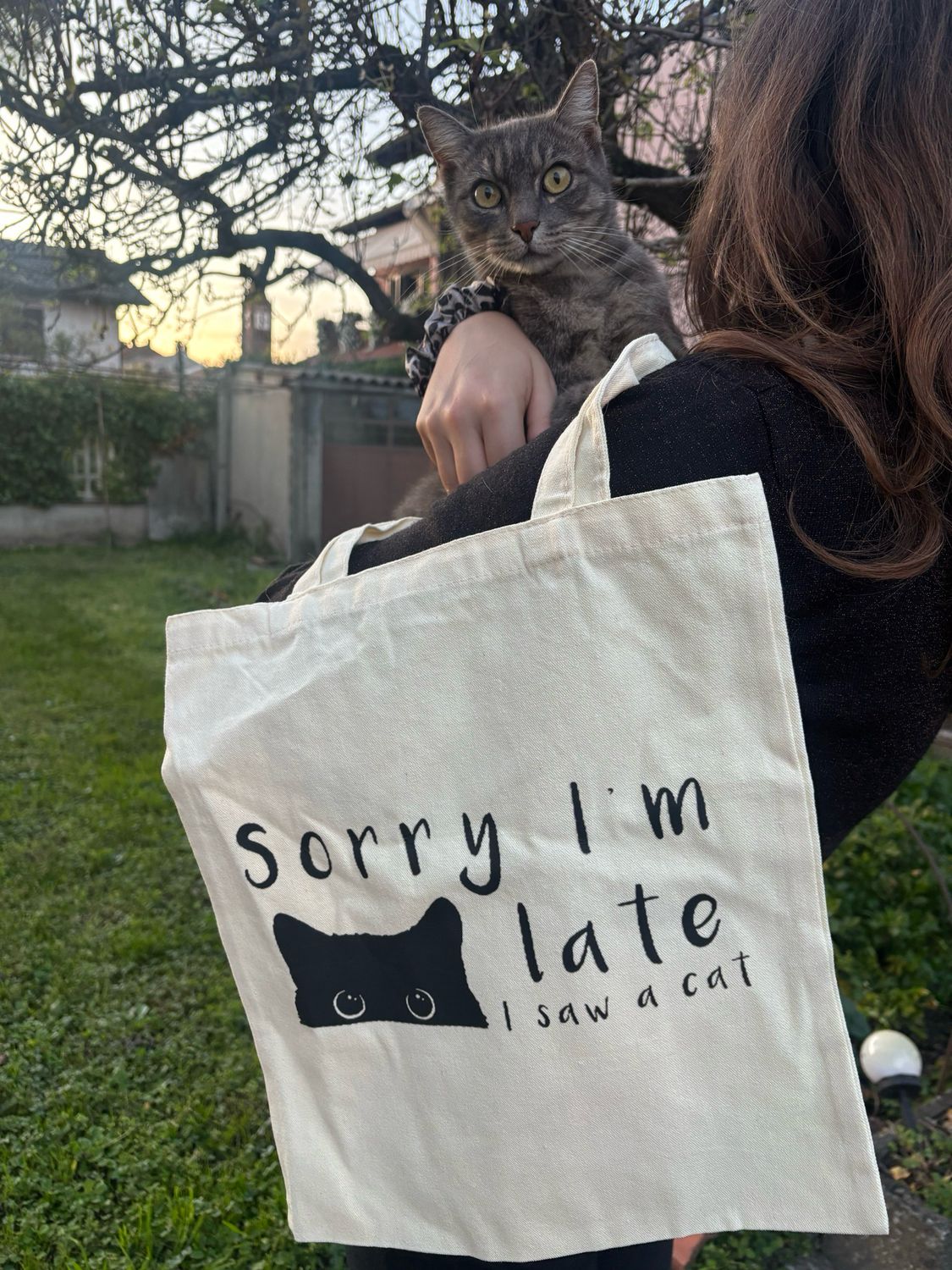 Shopper sorry i’m late cat