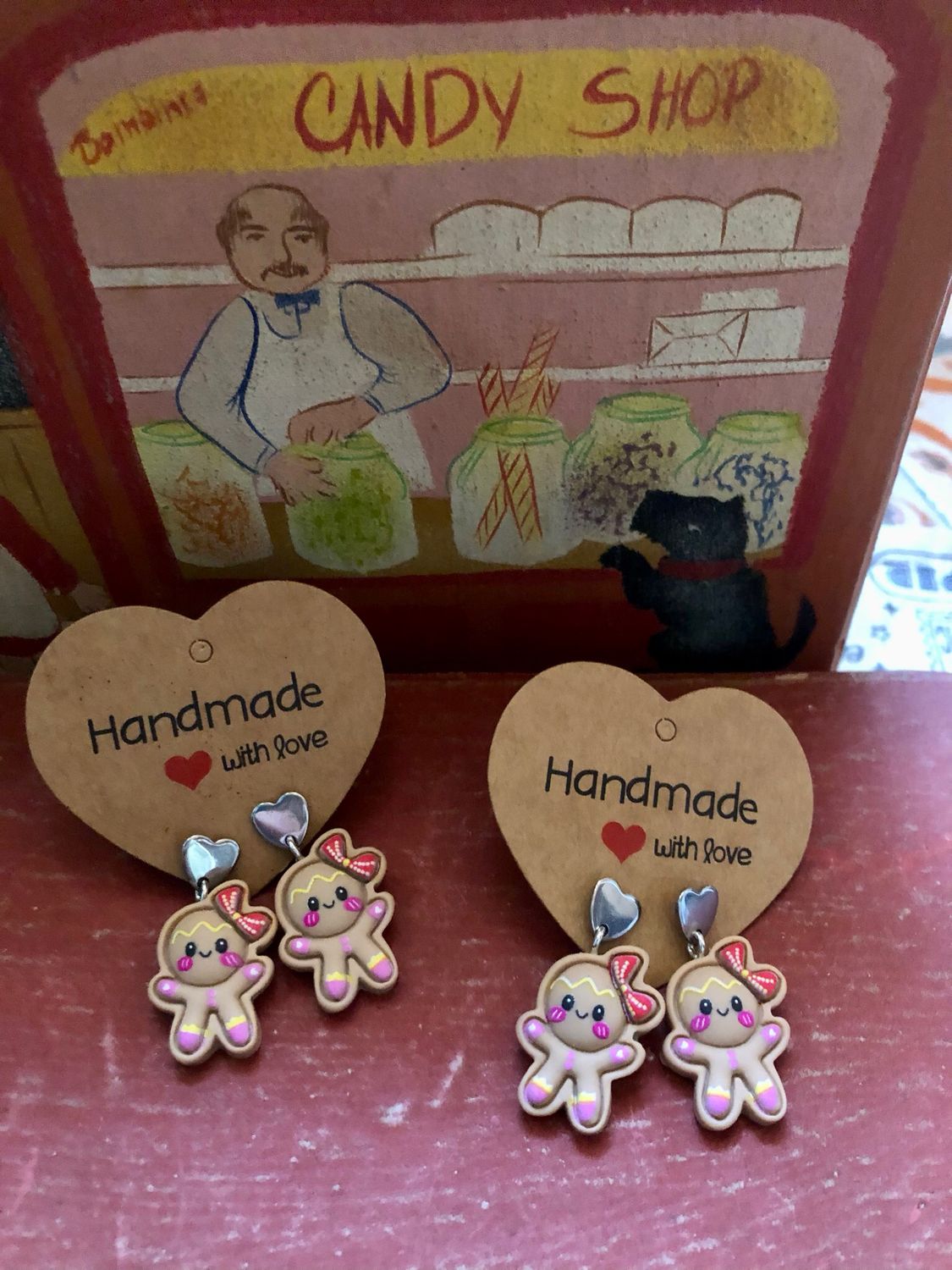 Orecchini Girl Pan di Zenzero