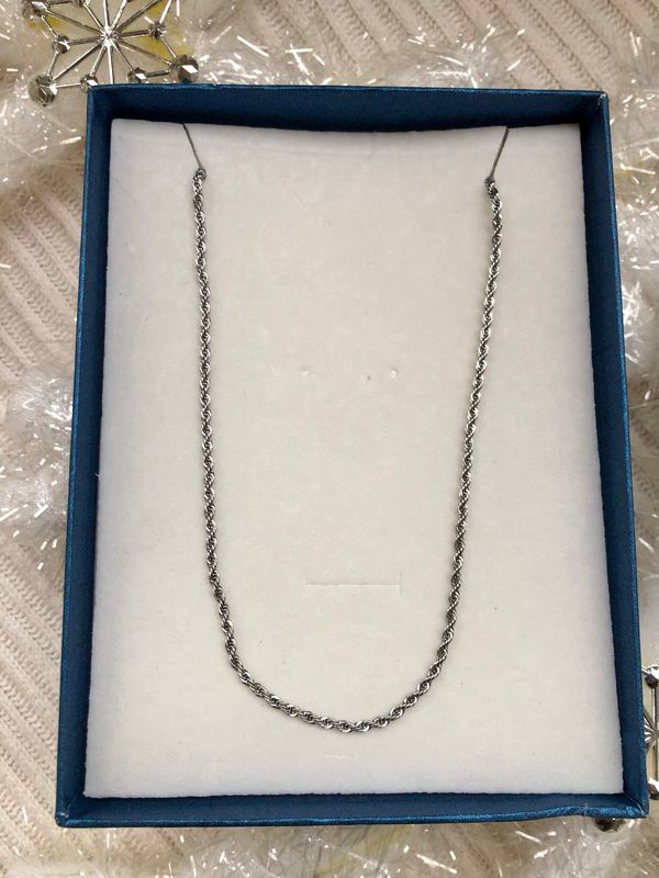 Collana attorcigliata Silver
