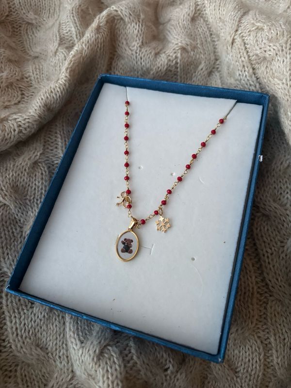 Collana snow teddy
