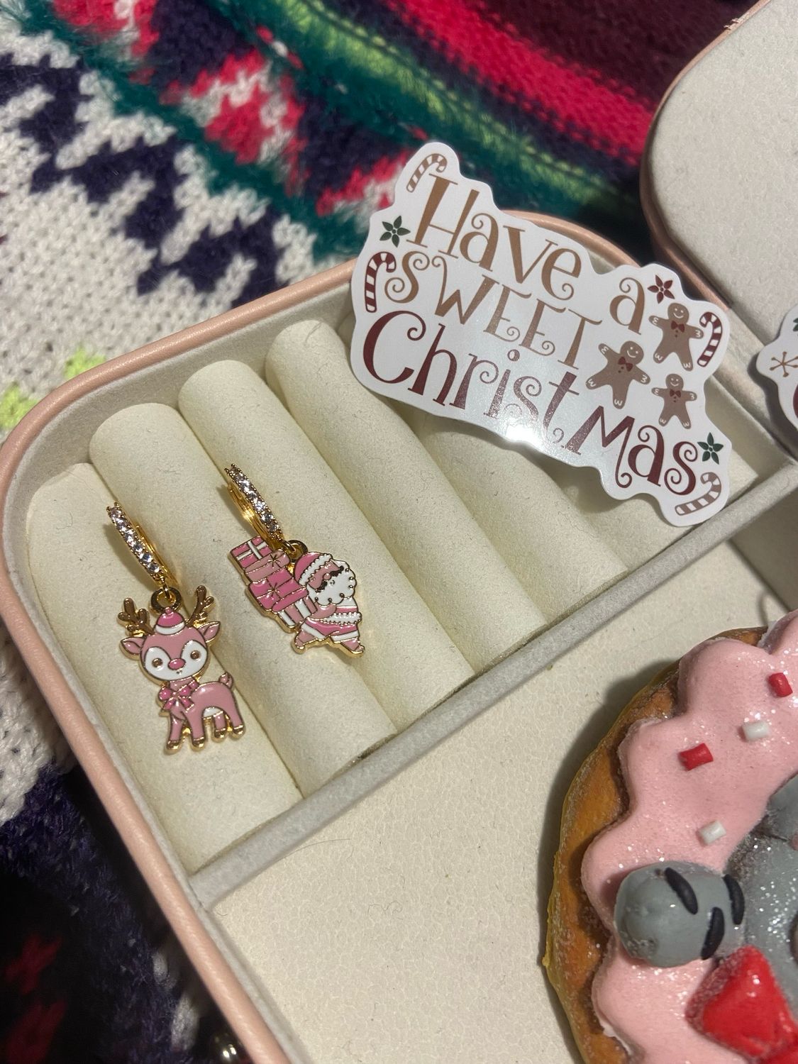 Hoops renna e babbo pink