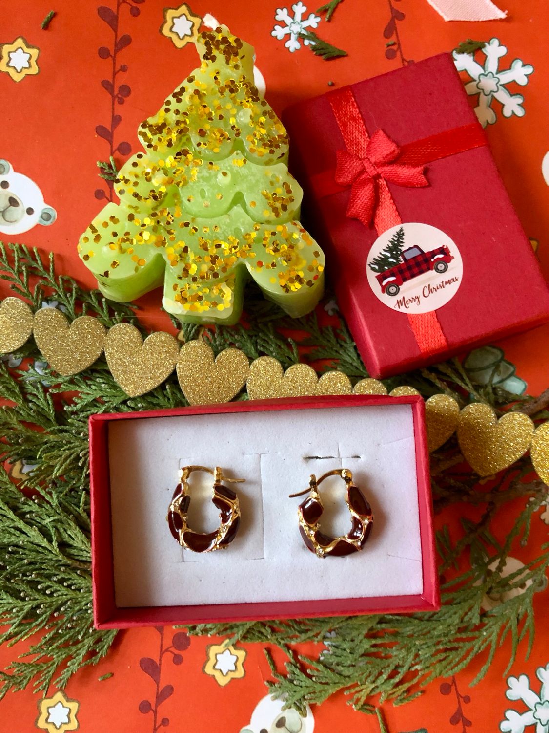 Orecchini Masquarade Brown