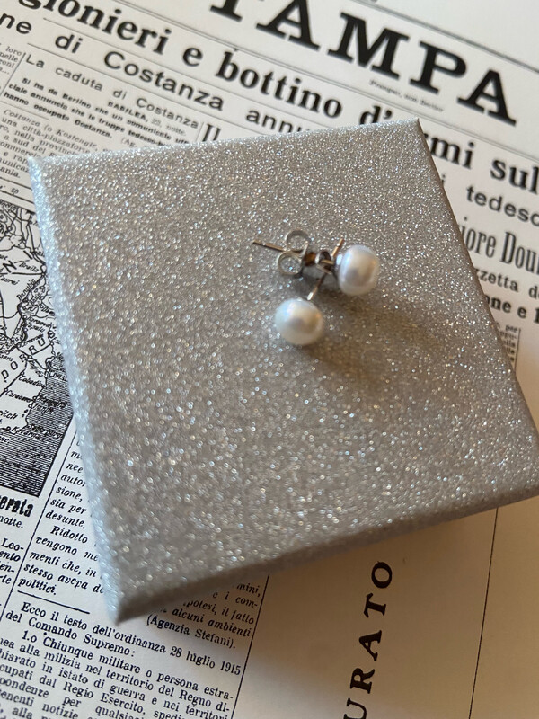 Orecchini perle in argento 925