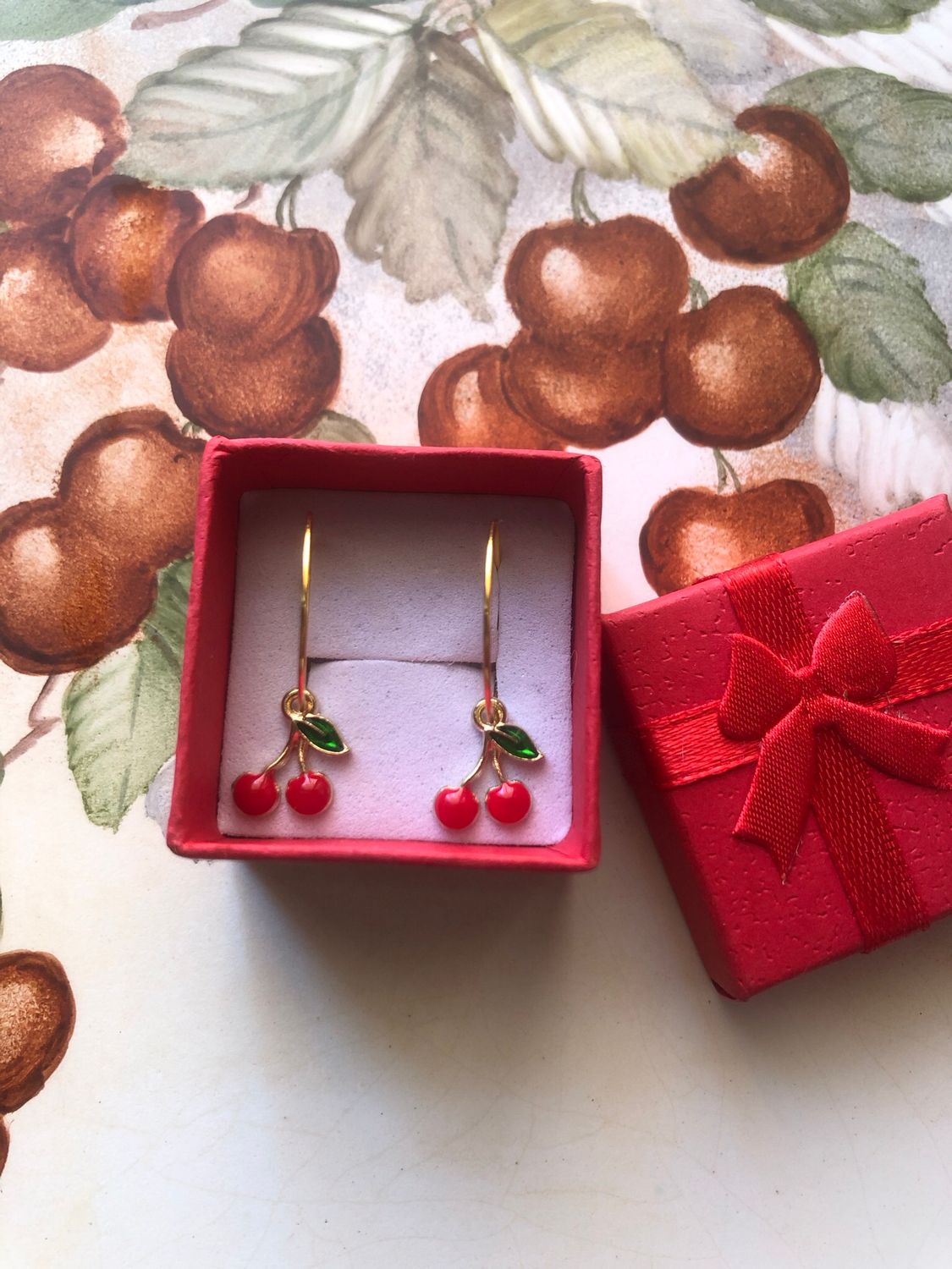 Orecchini ciliegie 🍒