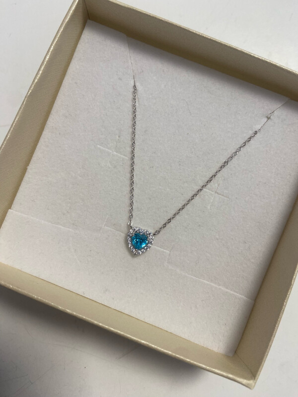 Collana zelda azzurra in argento 925