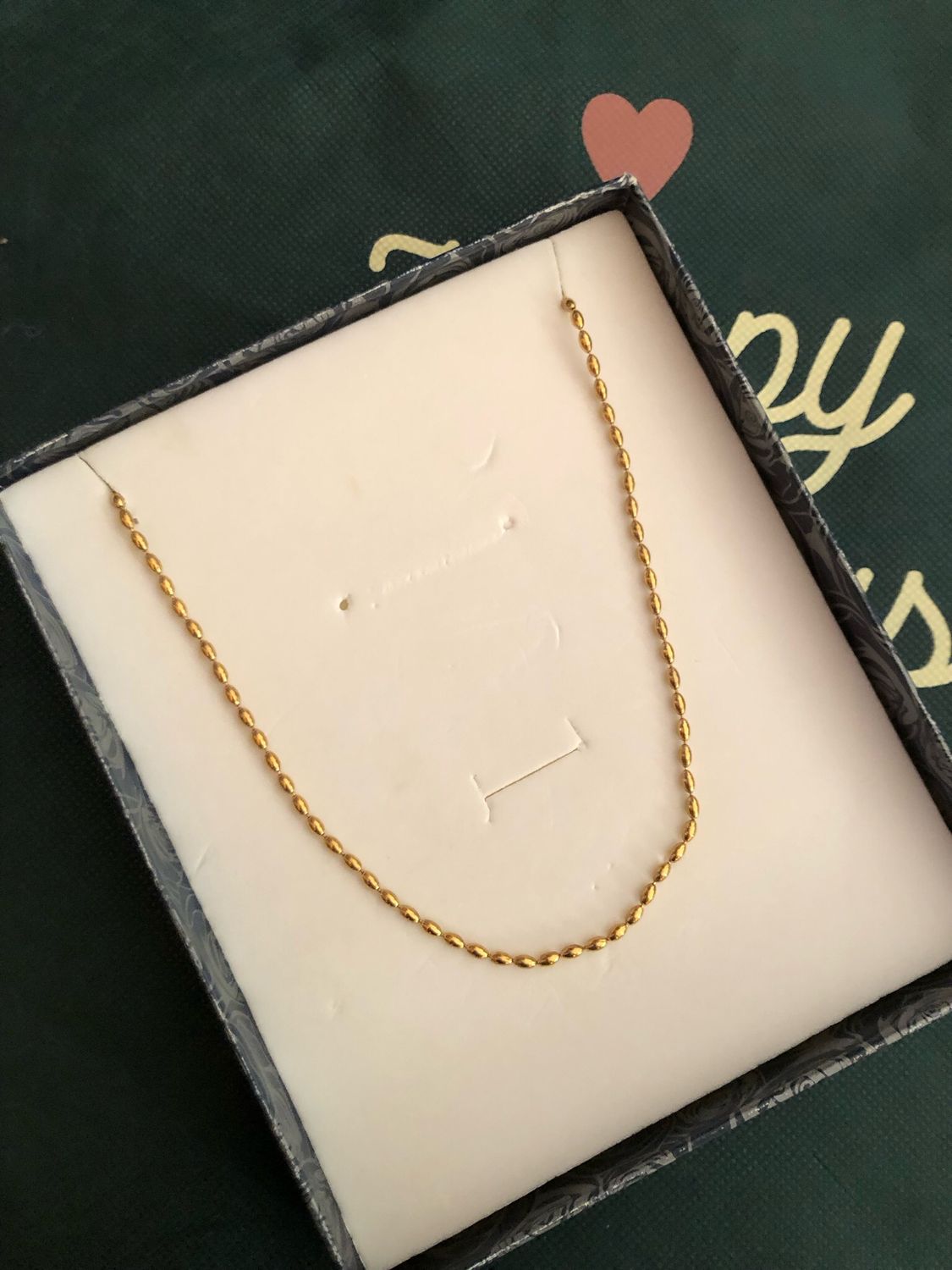 Collana chicchi gold