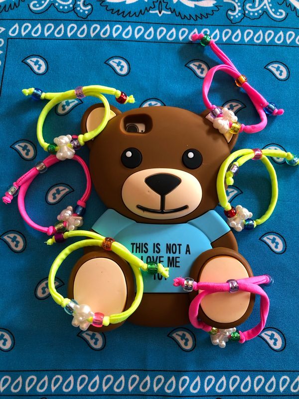 Braccialetto Fluo Summer Teddy 🧸⛱️☀️