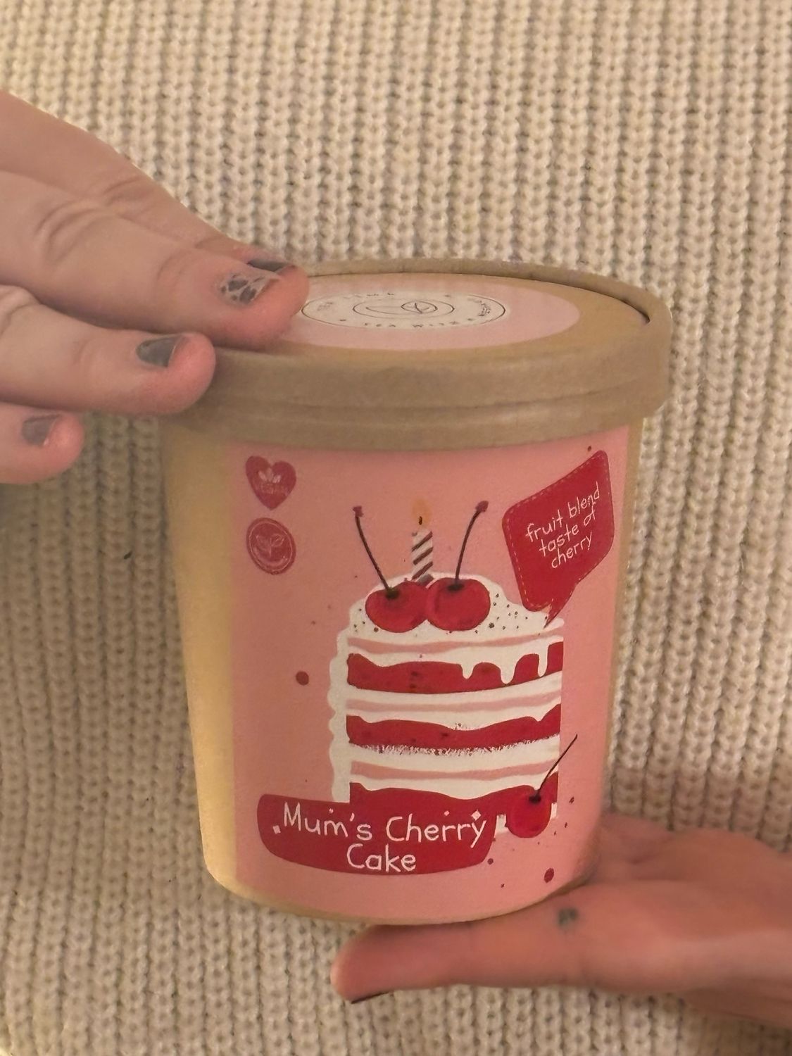 tea cherry cake