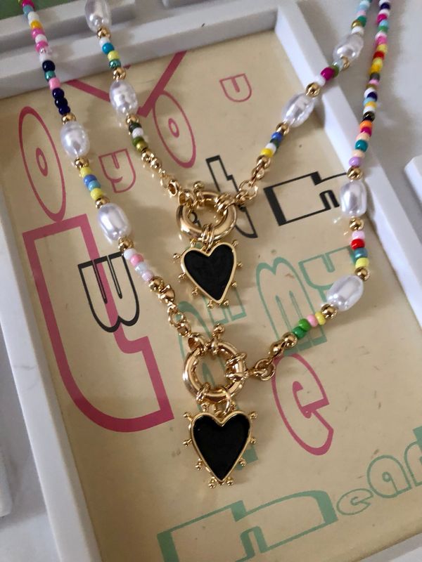 Collana Koray Cuore Nero