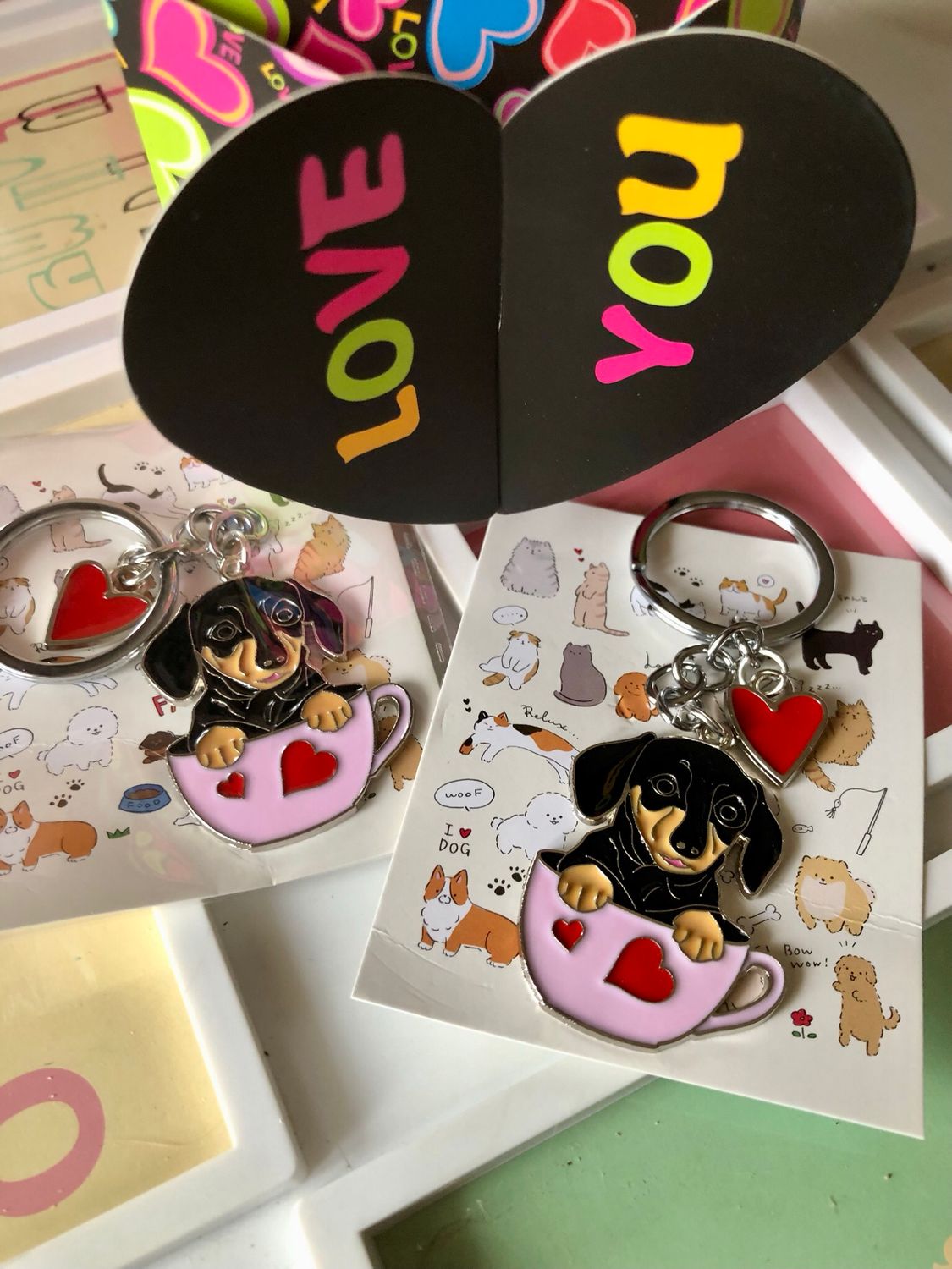 Portachiavi Bassotto