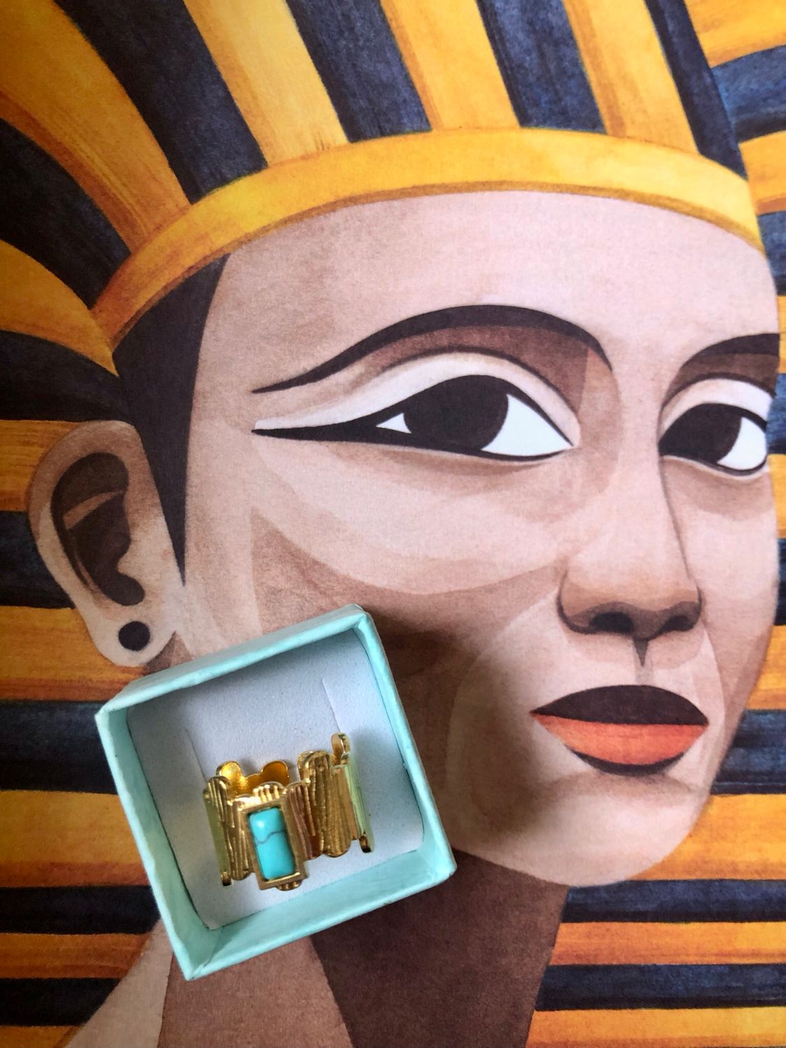 Anello Cleopatra Turchese