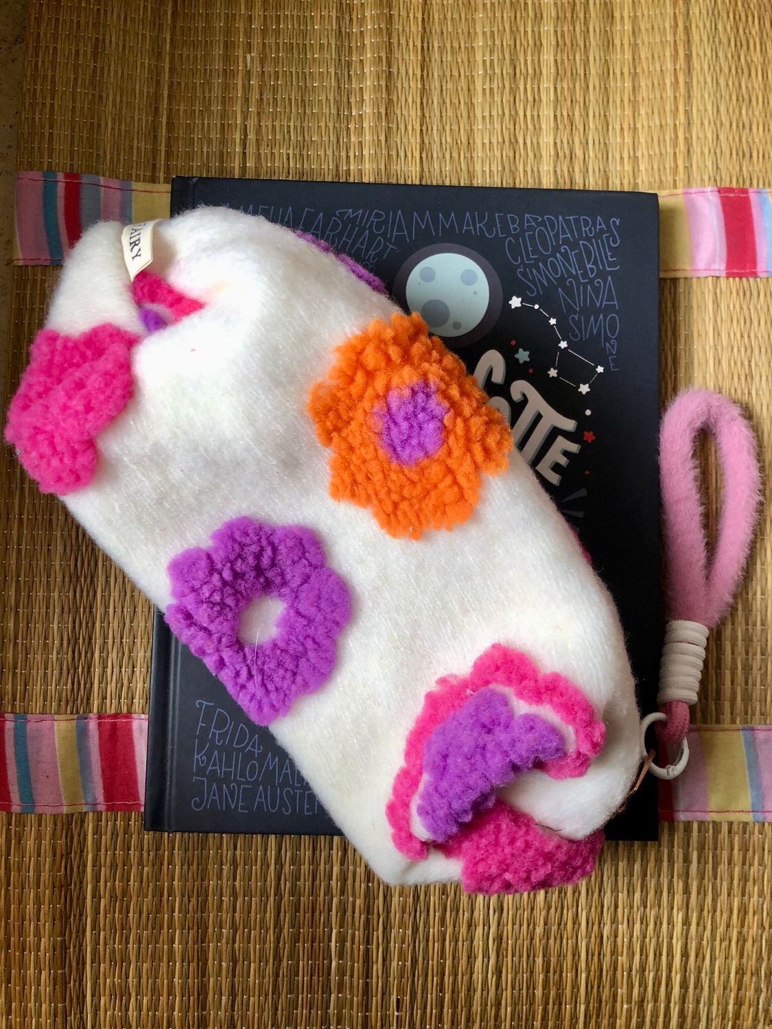 Pochette in Pile a fiori