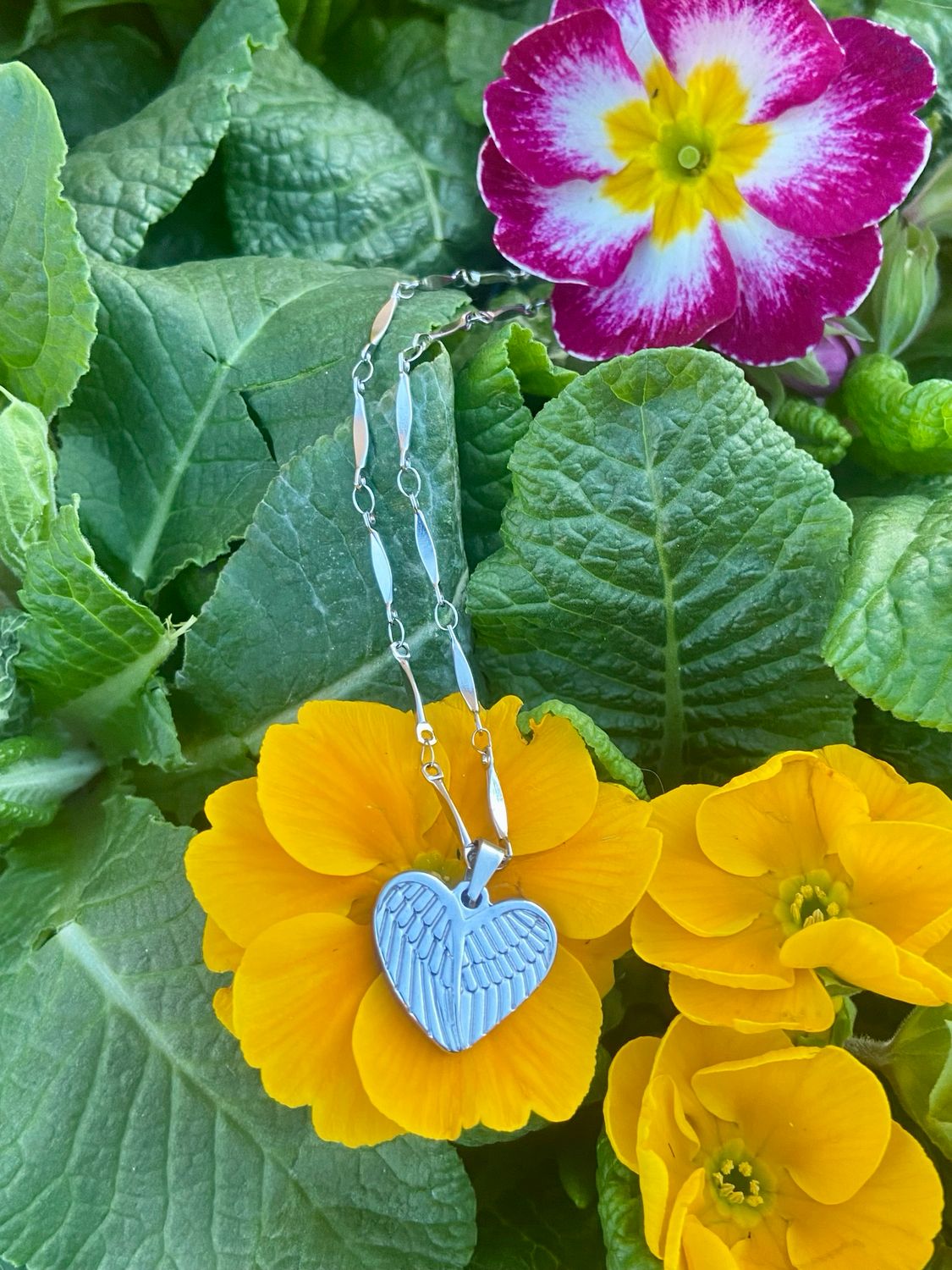 Collana cuore con le ali