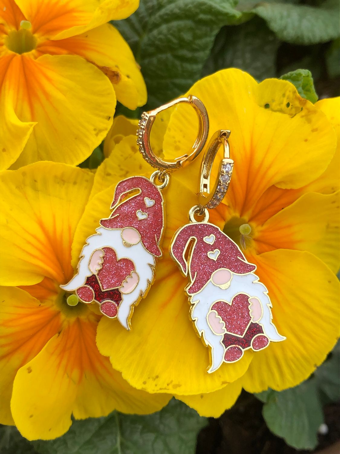 Orecchini Gnomi Pink