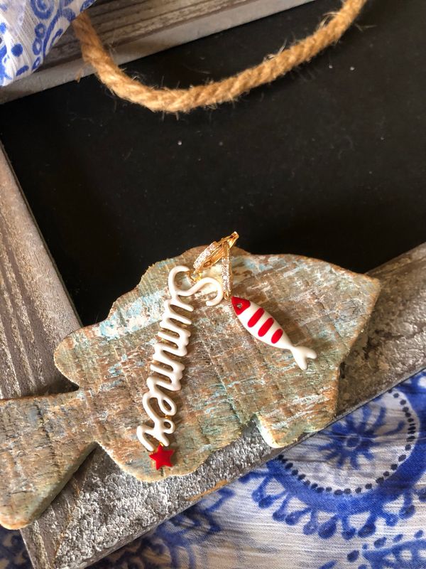 Orecchini Written Summer White