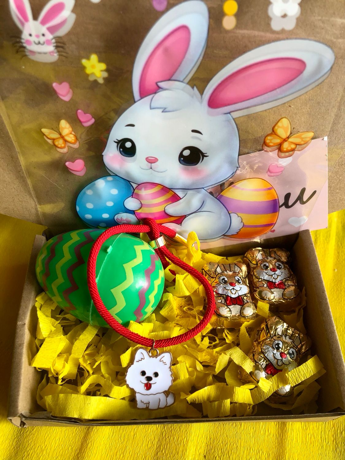 Box sorpresa braccialetto Dog “Happy Easter”🐣