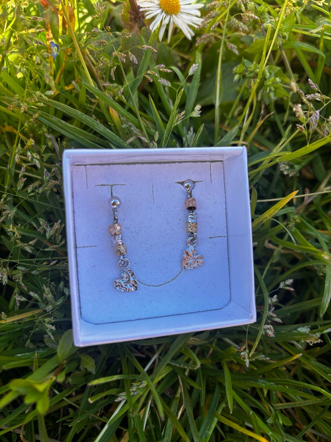 Orecchini cuore arg 925