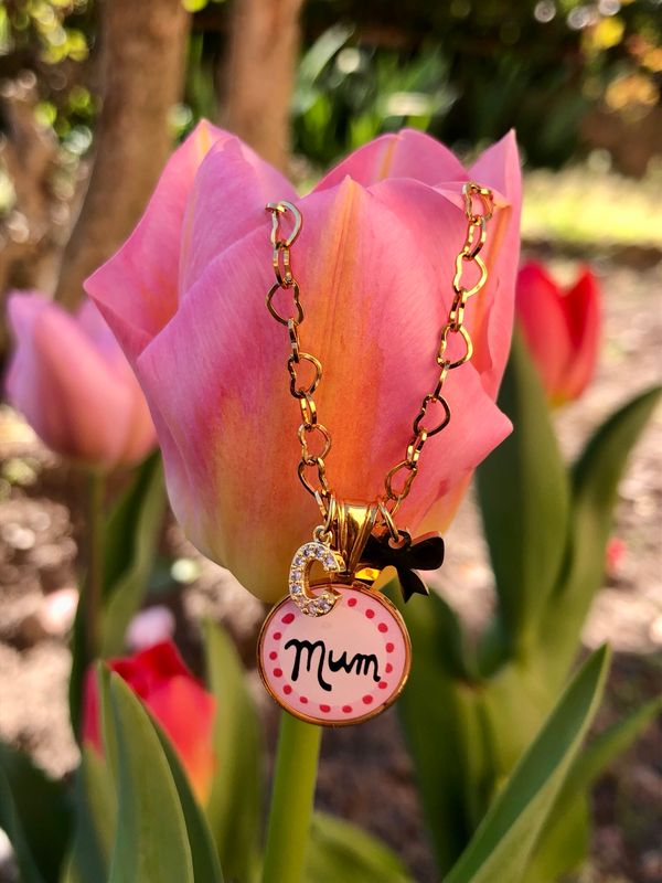 Collana cuoricini Mamma