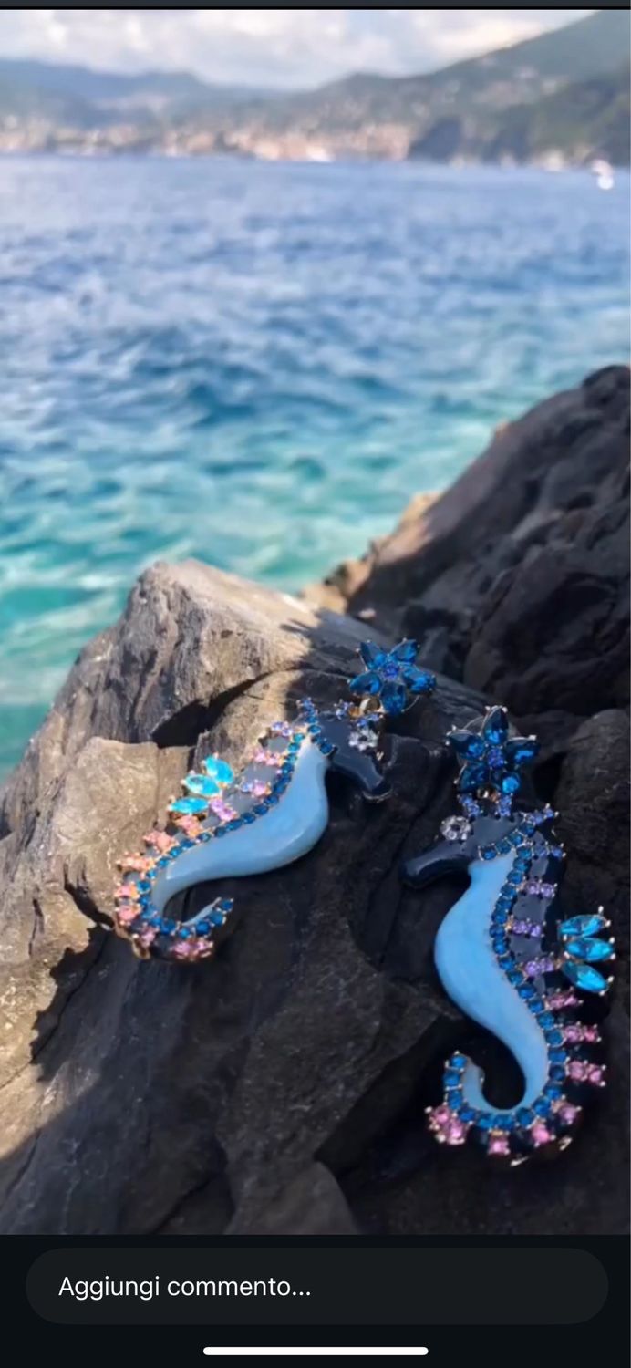 Orecchini cavalluccio marino