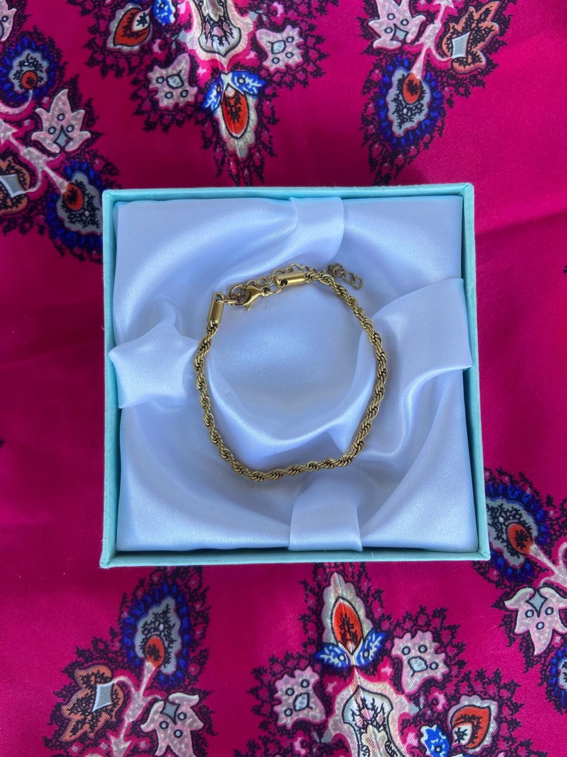 Braccialetto intrecciato Gold