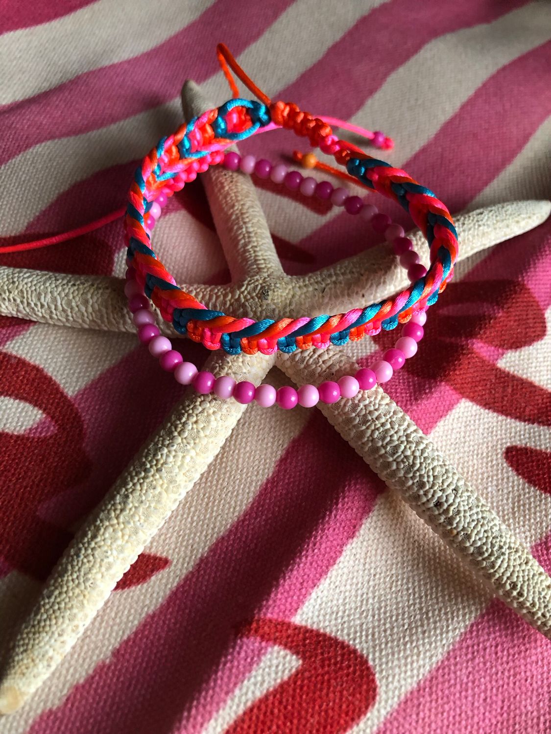 Set Braccialetti Taiti Fucsia
