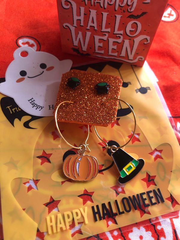 Set orecchini Hallowen Streghetta