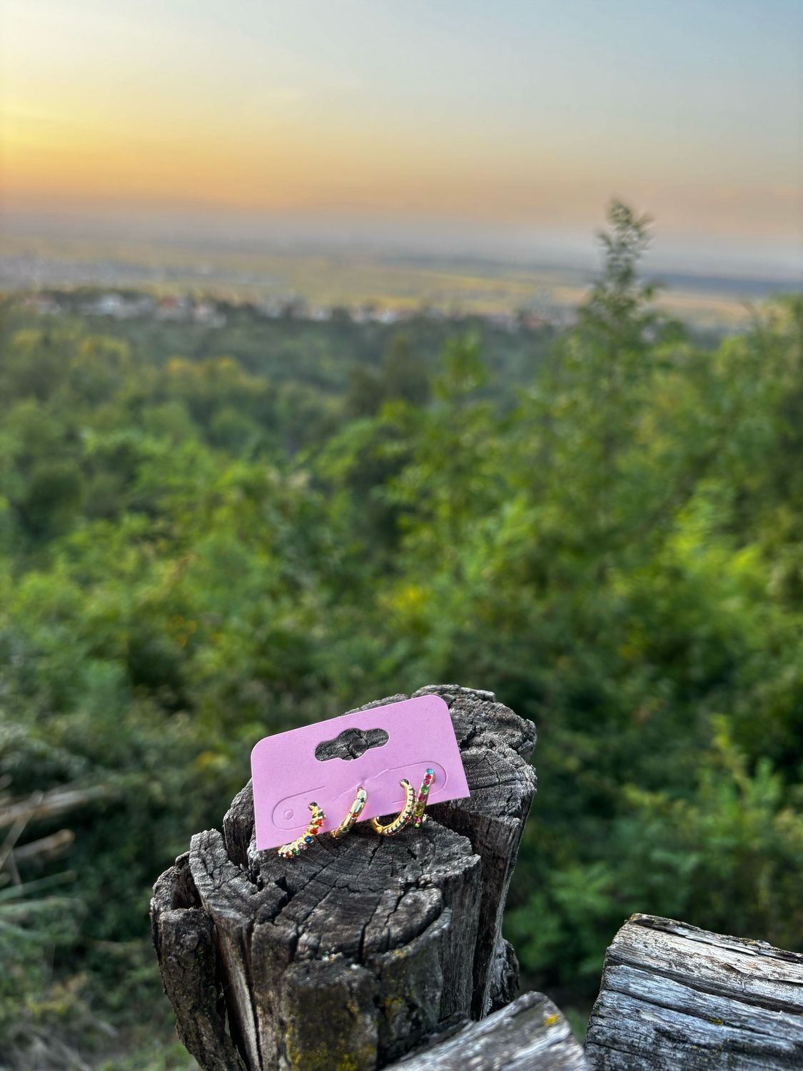 Set orecchini tramonto