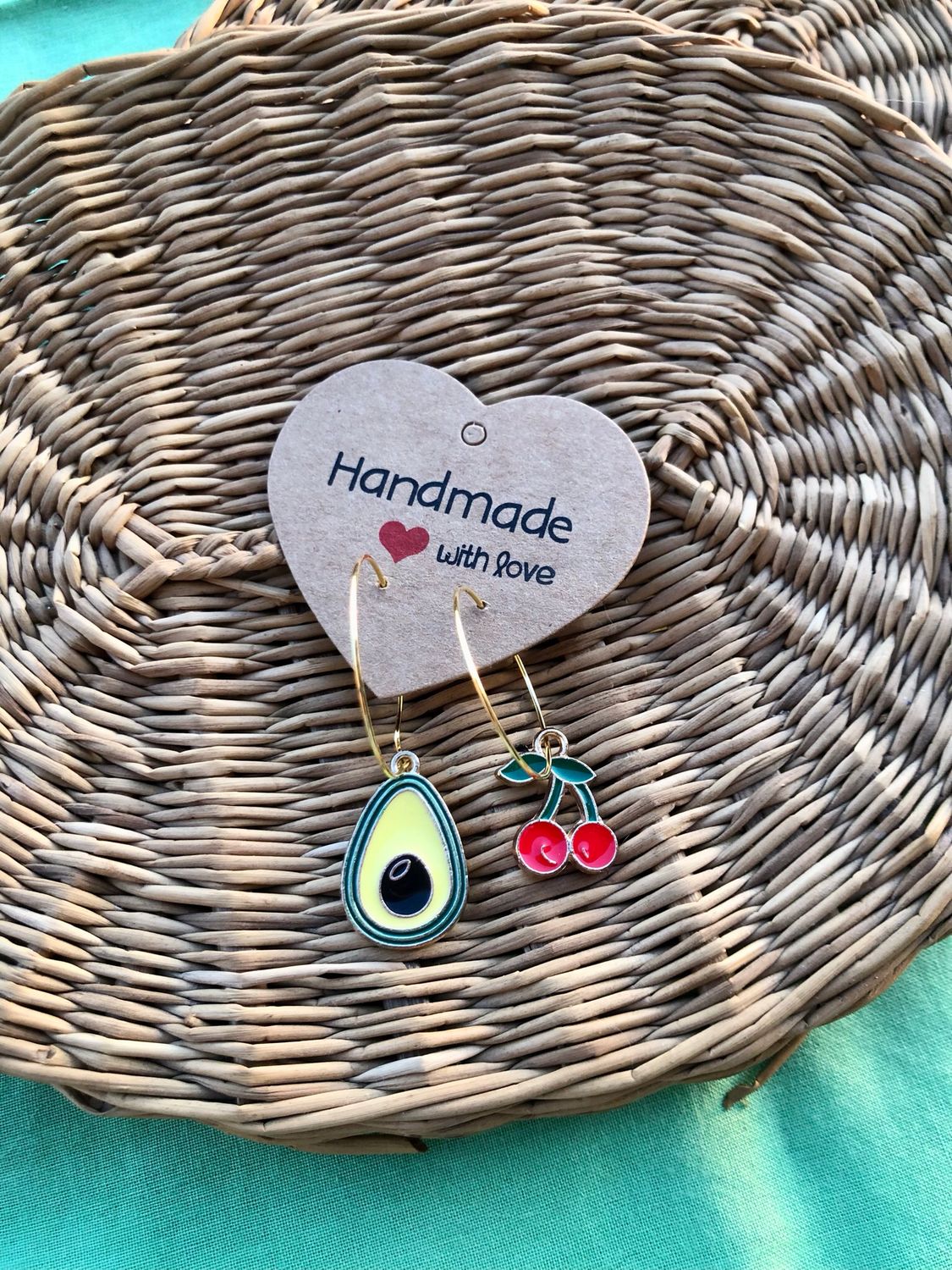 Orecchini  Avocado e Ciliegie 🥑🍒