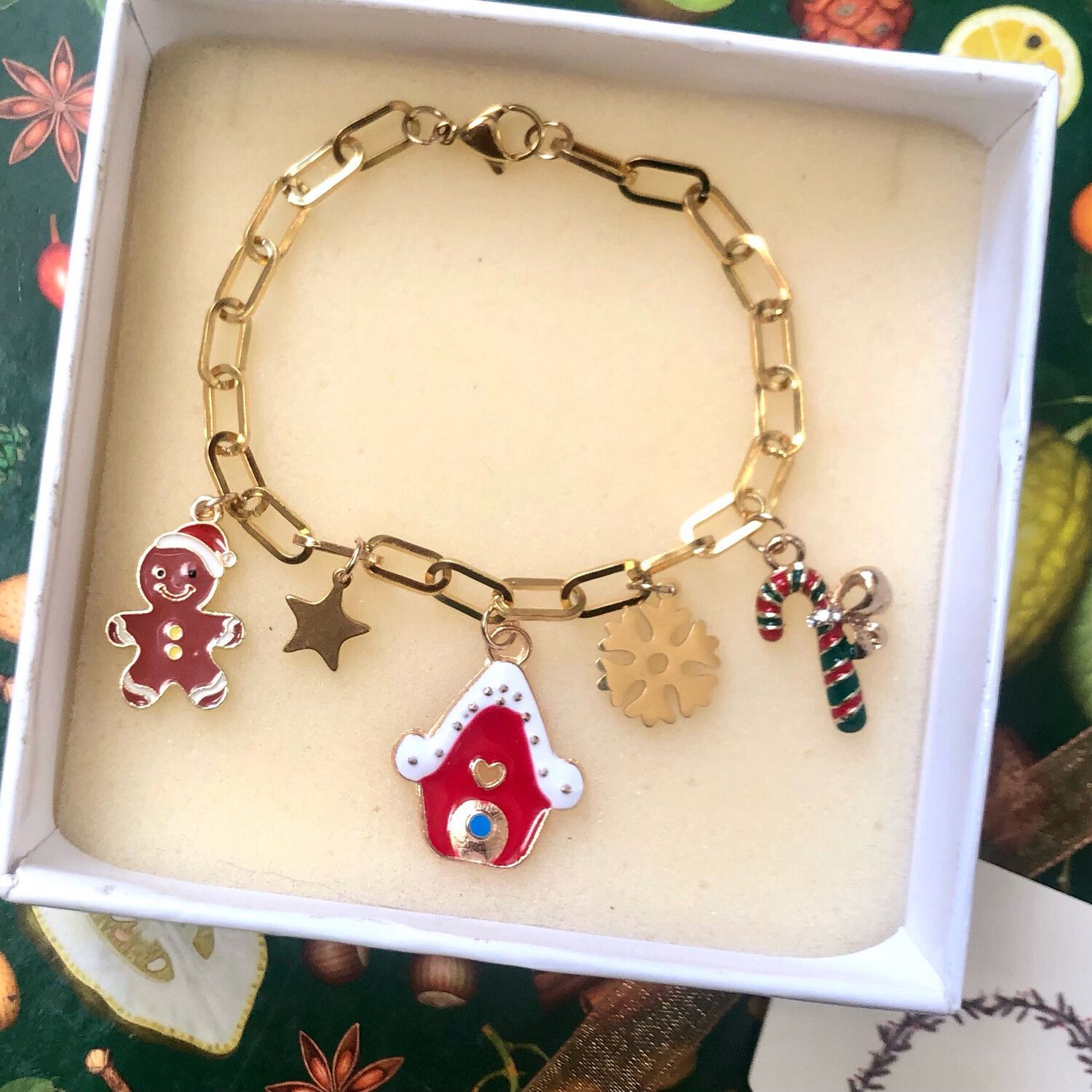 bracciale casa natalizia