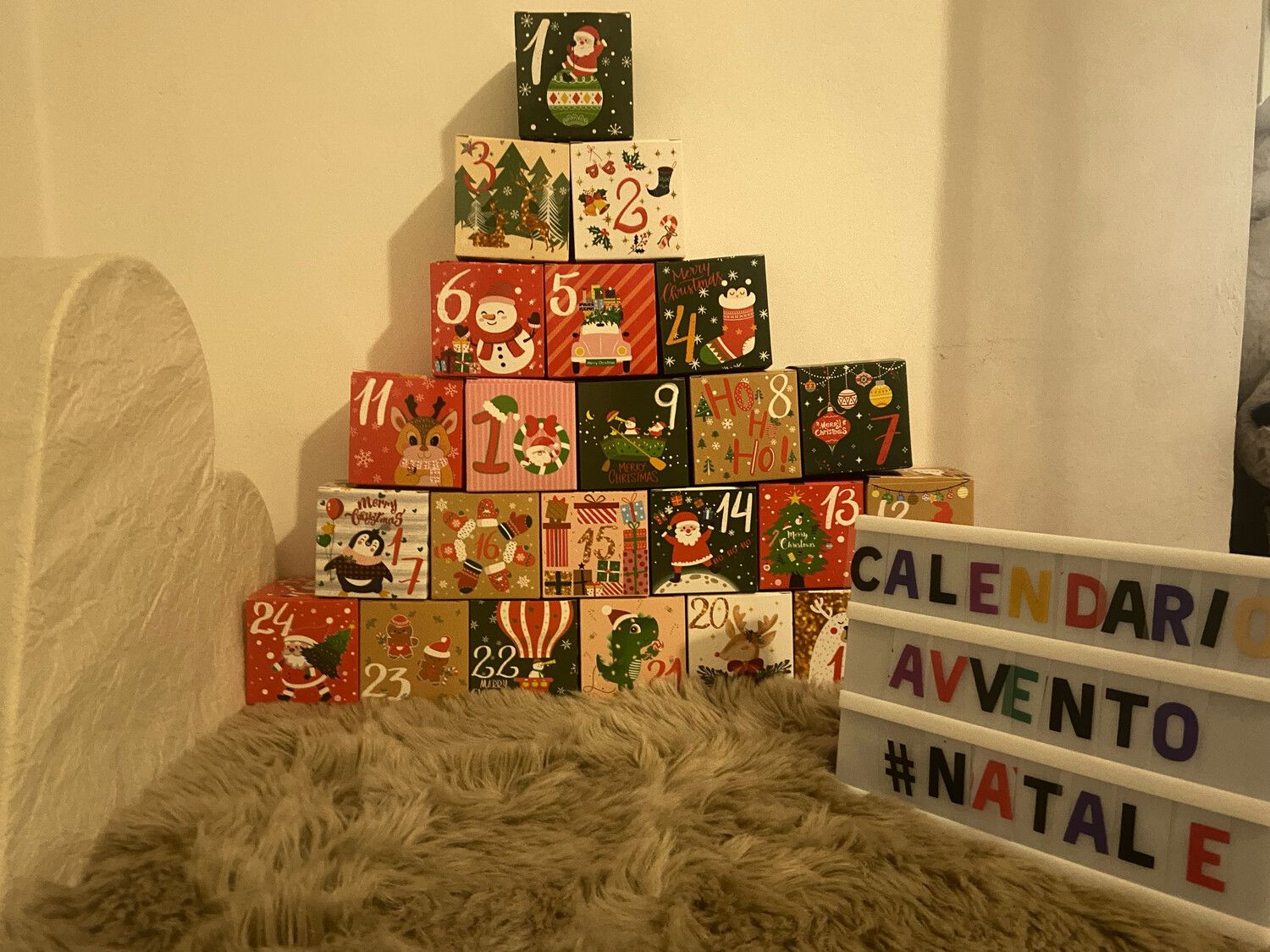 calendario avvento classic xmas