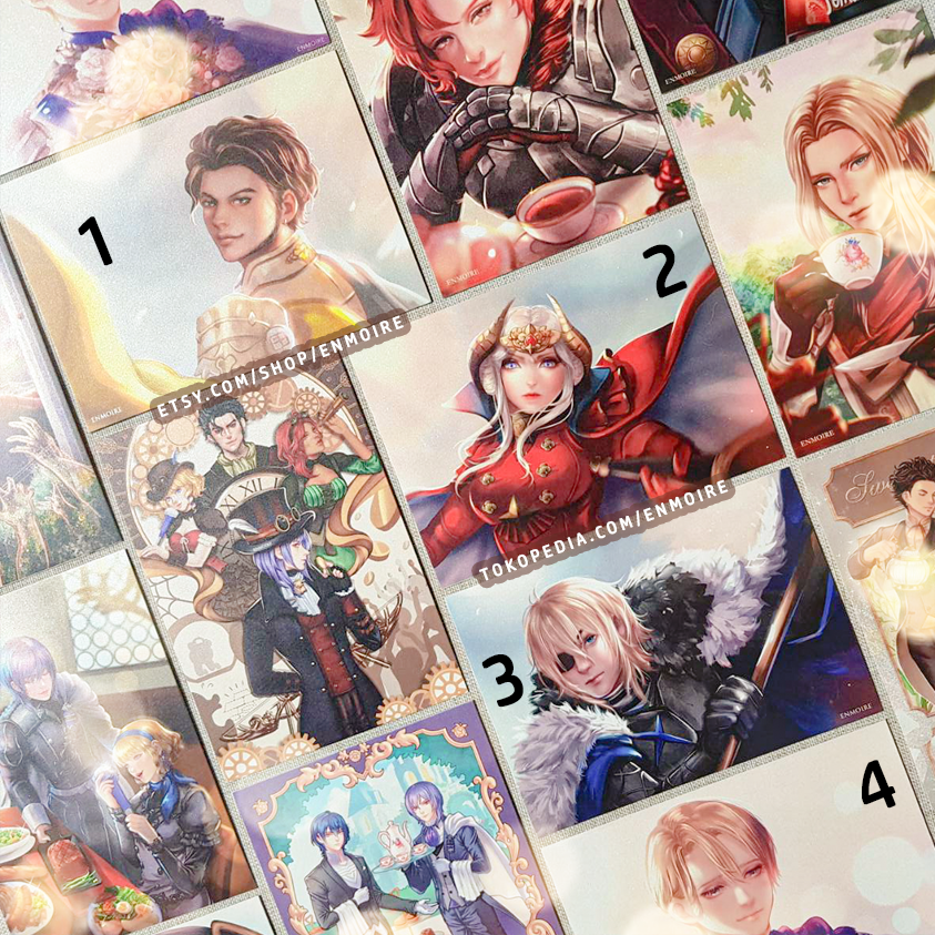 Fire Emblem Mini Glitter Prints
