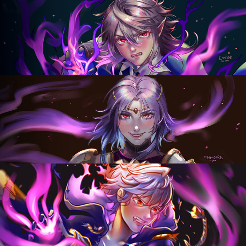 Fallen Heroes Mini Glitter Print Set