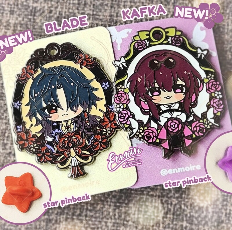 HSR Blade &amp; Kafka Enamel Pin